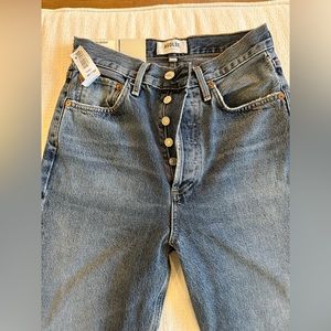 BRAND NEW AGOLDE 90s CROP MID RISE LOOSE STRAIGHT JEANS